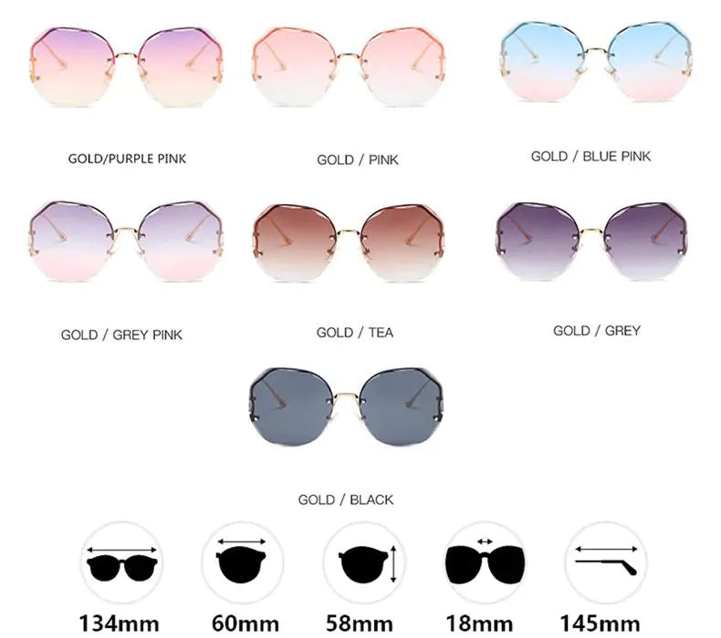 Trimmed Lens Sunglasses